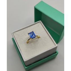 Aqua Zirconia Taşlı Baget...