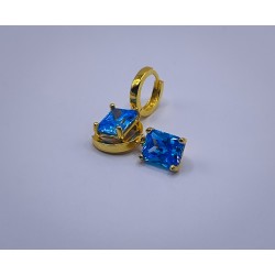 Aqua Zirconia Taşlı Büyük...