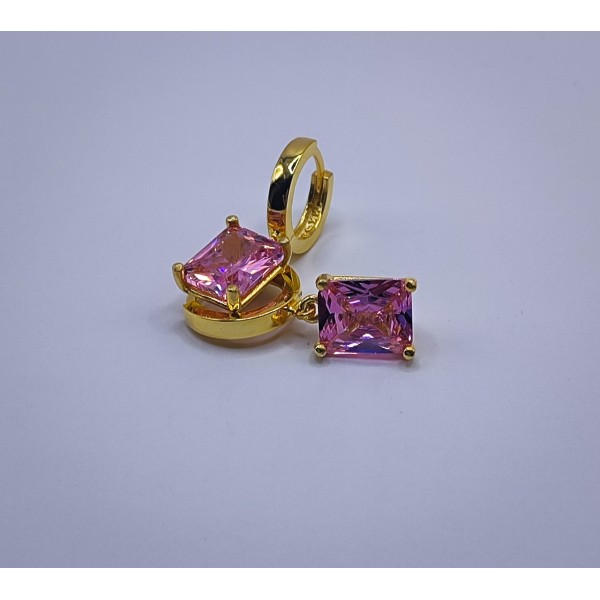 Pembe Zirconia Taşlı Büyük...