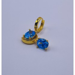 Aqua Marin Zirconia Taşlı...