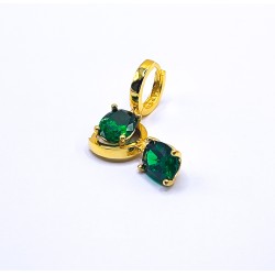 Yeşil Zirconia Taşlı Oval...