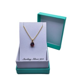 Garnet Zirconia Taşlı Oval...