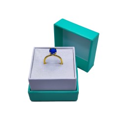 Lacivert Zirconia Taşlı...