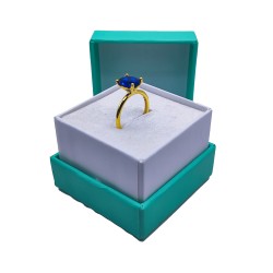 Lacivert Zirconia Taşlı...