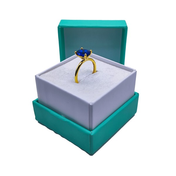 Lacivert Zirconia Taşlı...