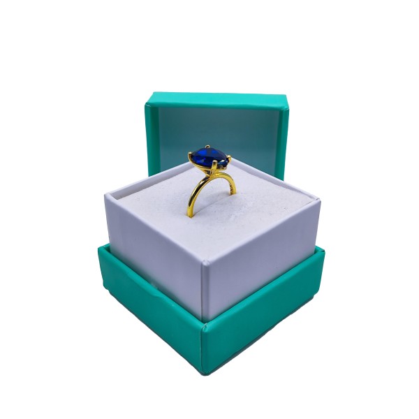 Lacivert Damla Taş Kesim...