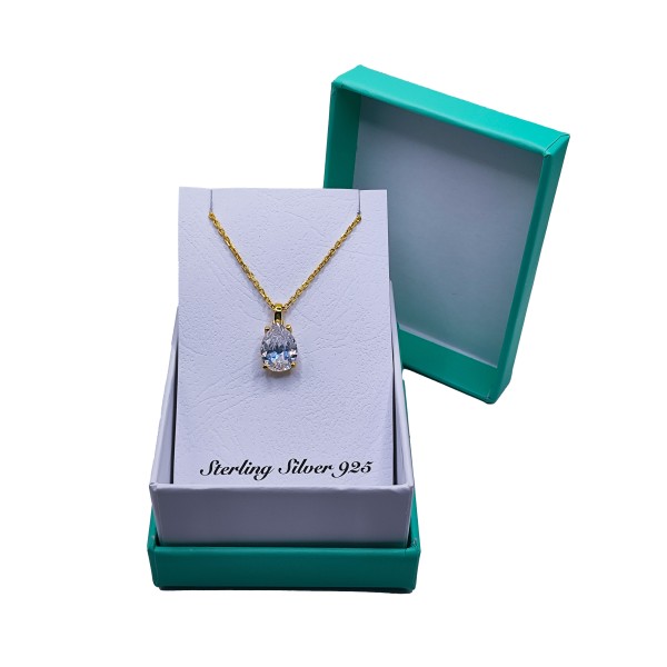 Beyaz Zirconia Damla Taş...